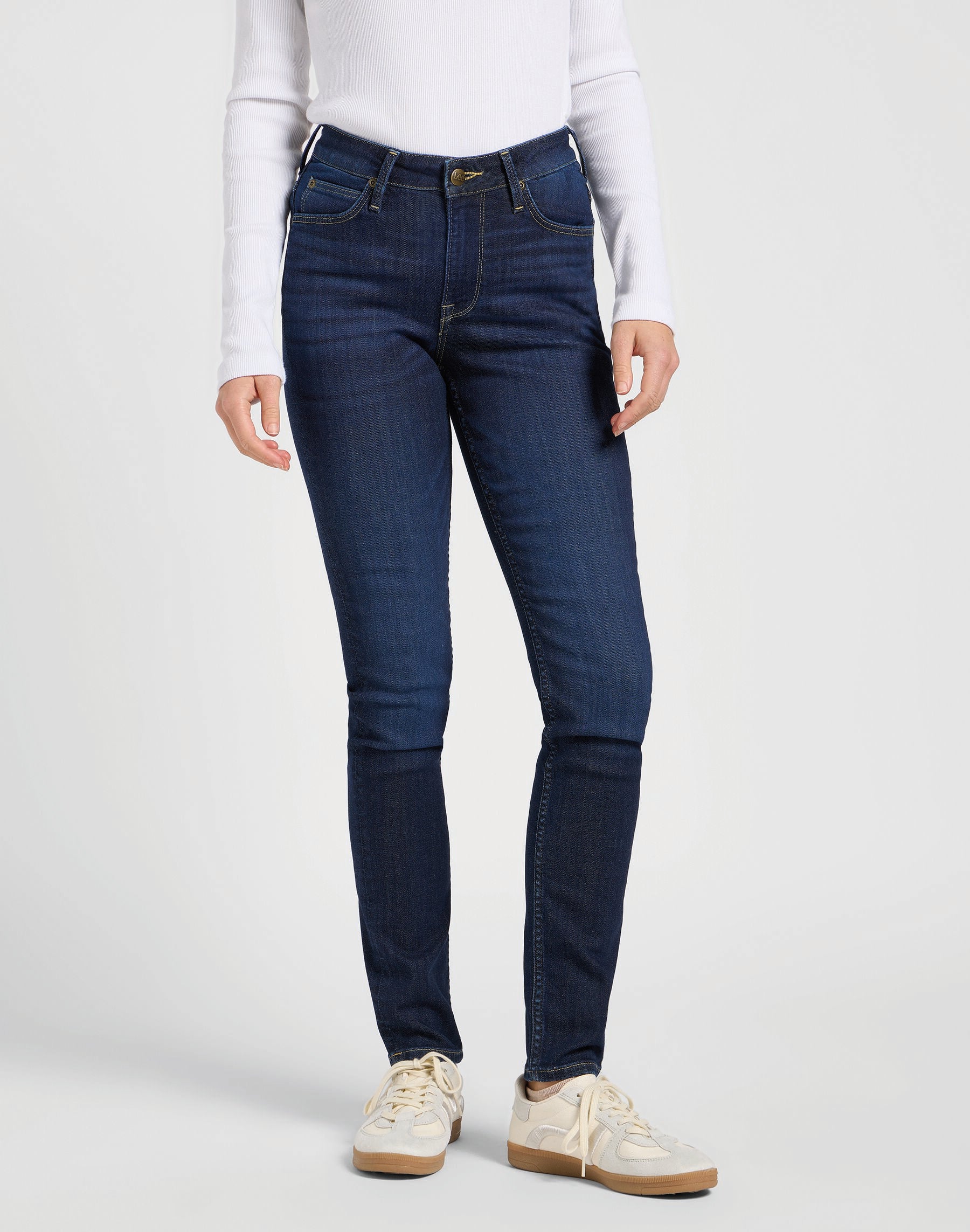 LEE Scarlett High Jeans - Midnight Ivy Blue - 112370898