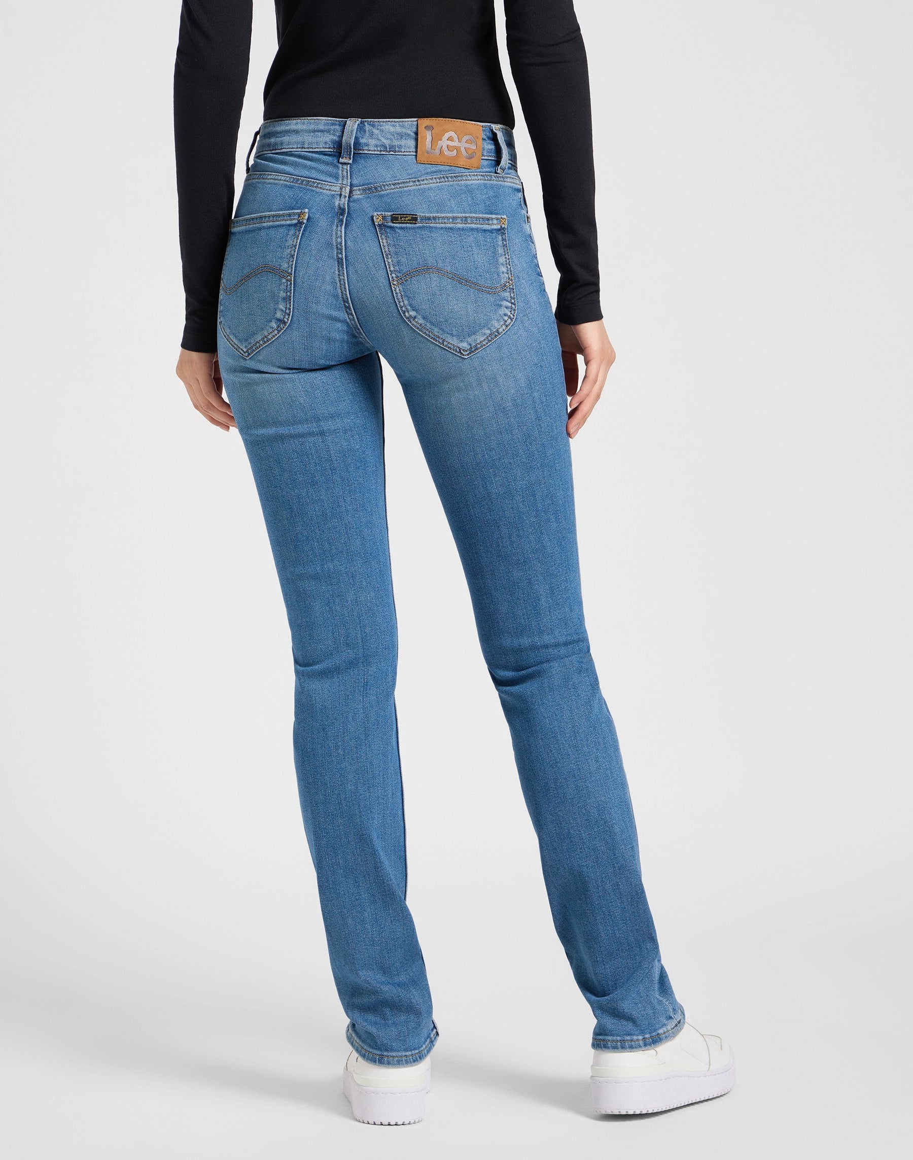 LEE MARION Straight - Skywashed Denim - 112370912