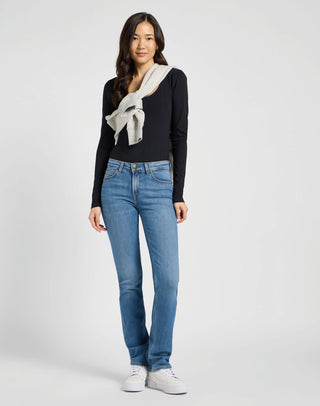 LEE MARION Straight - Skywashed Denim - 112370912