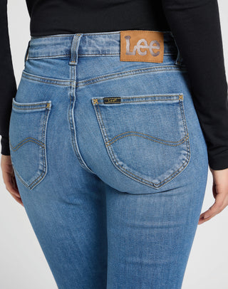 LEE MARION Straight - Skywashed Denim - 112370912