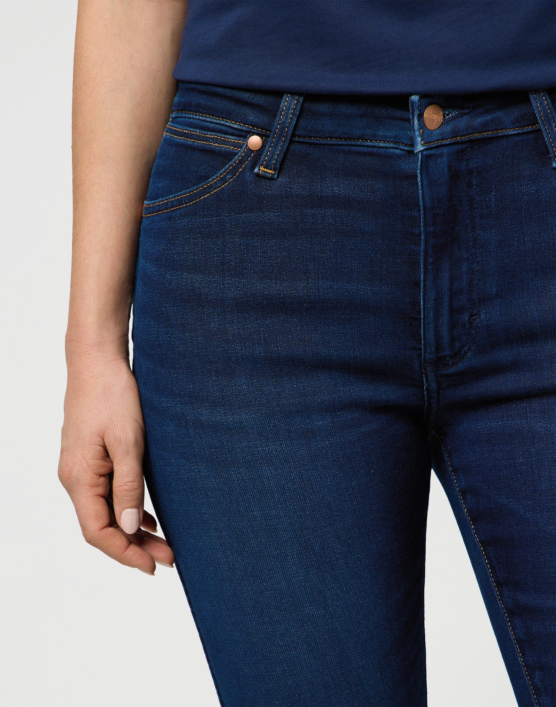WRANGLER Sienna Slim Jeans - Nightfall Indigo - 112371151 von Wrangler