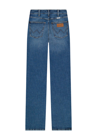 WRANGLER Straight cowboy crest - Cobalt Drift Blue - 112371166