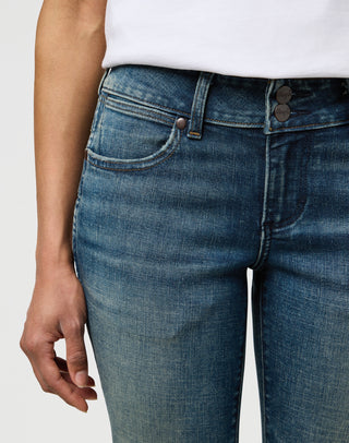 WRANGLER Bootcut - Emerald Blue Denim - 112371209