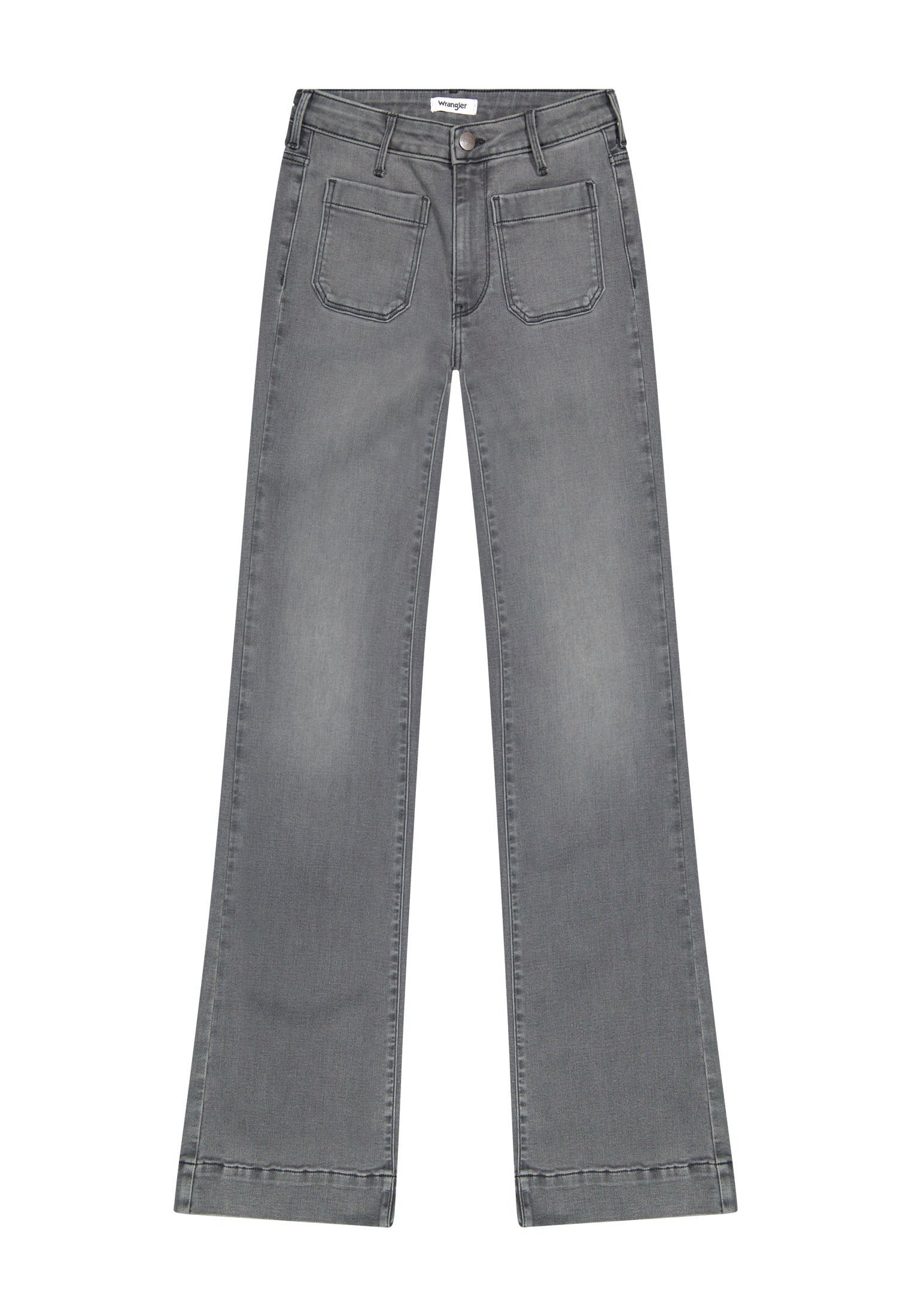 WRANGLER Flare Schlaghose - Frosted Slate Blue - 112373015 von Wrangler