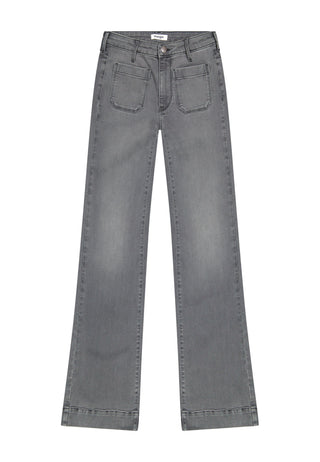 WRANGLER Flare Schlaghose - Frosted Slate Blue - 112373015