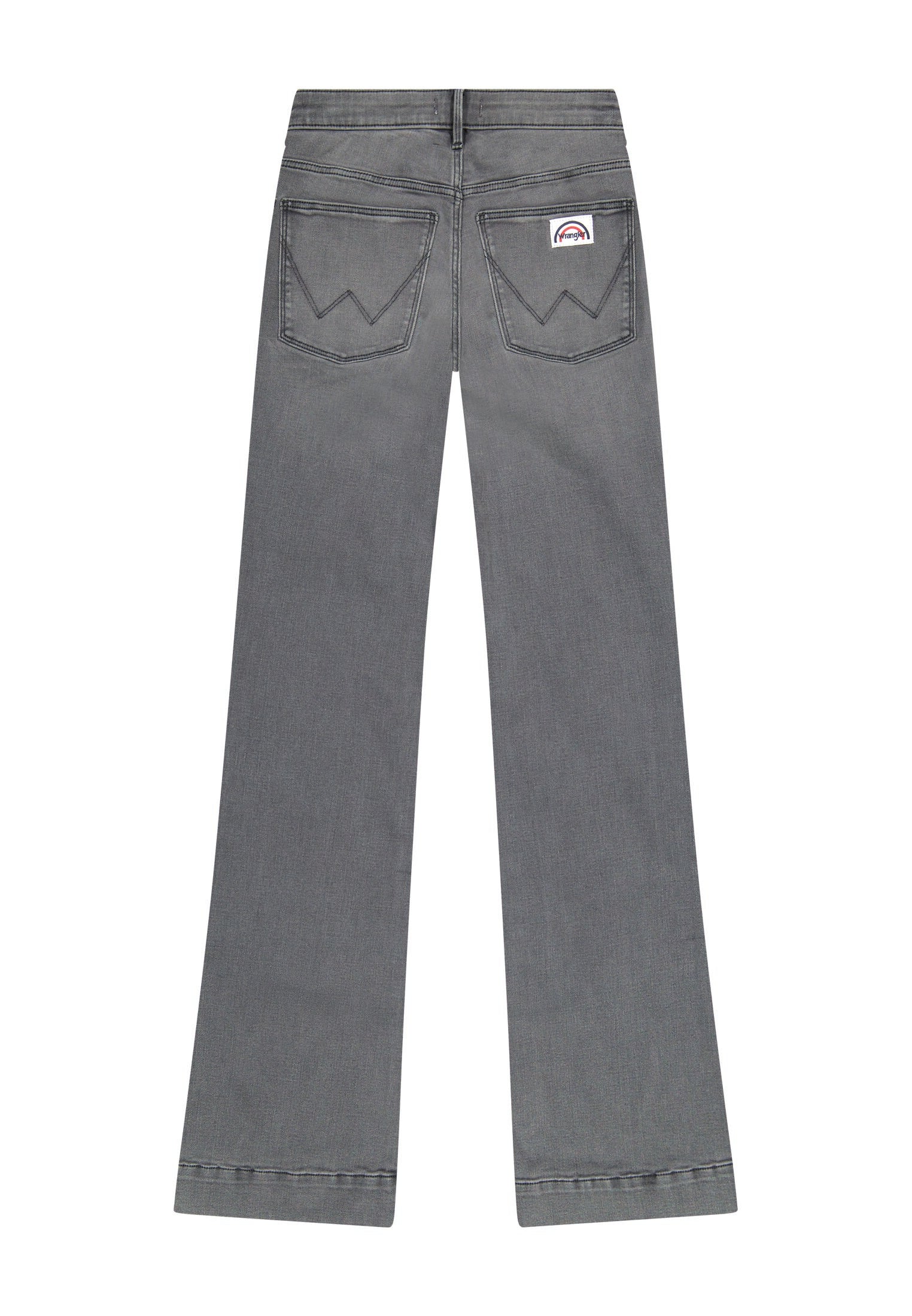 WRANGLER Flare Schlaghose - Frosted Slate Blue - 112373015 von Wrangler