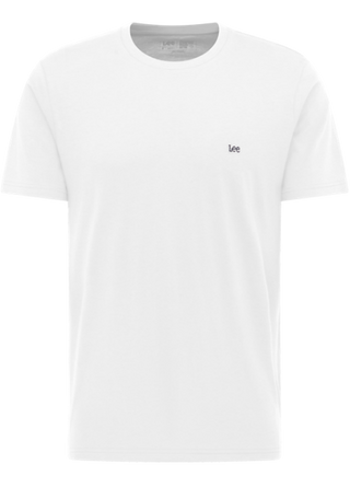 LEE Patch Logo Tee T-Shirt - Ivory Mist White - 112376605