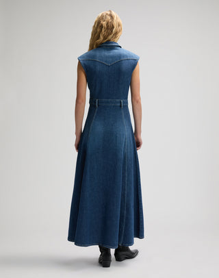 LEE MAXI WESTERN DRESS dark magic 112376938