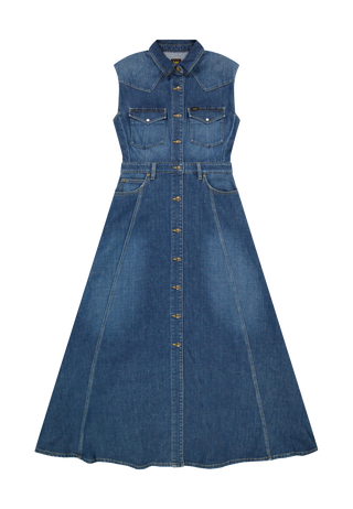 LEE MAXI WESTERN DRESS dark magic 112376938