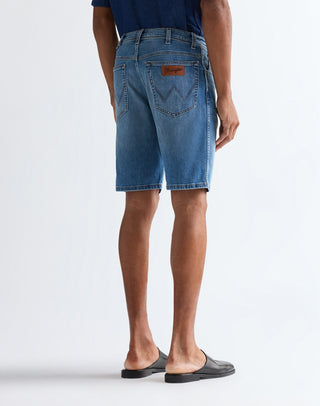 WRANGLER TEXAS SHORTS habor blue 112377790 - TOUGHLITE