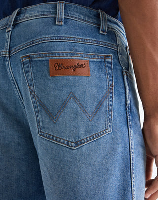 WRANGLER TEXAS SHORTS habor blue 112377790 - TOUGHLITE
