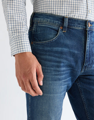 WRANGLER Greensboro Five Pocket - Ocean Wash Blue - 112377800