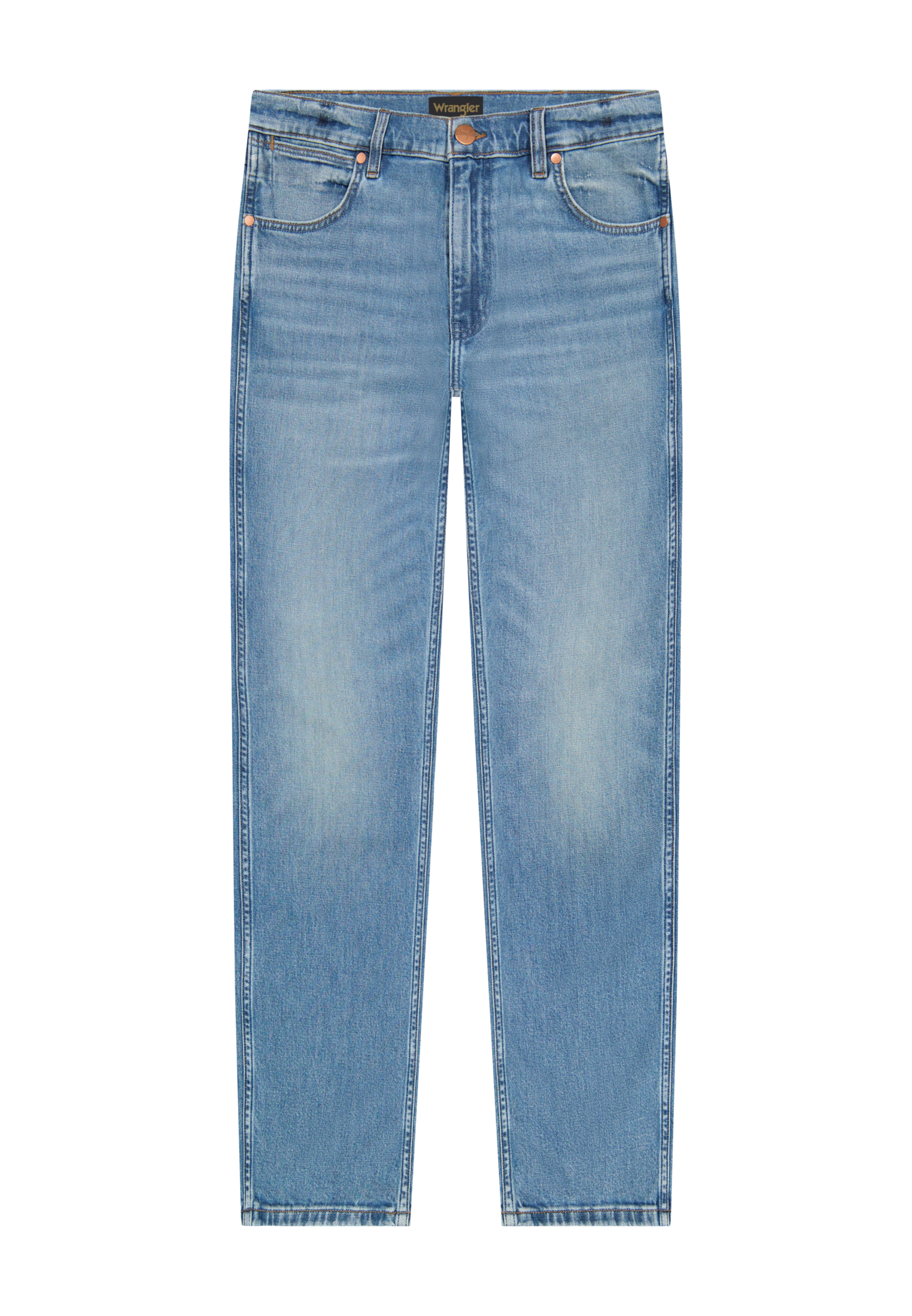 WRANGLER Greensboro Five-Pocket Jeans - Harbor Mist Blue - 112377801 von Wrangler