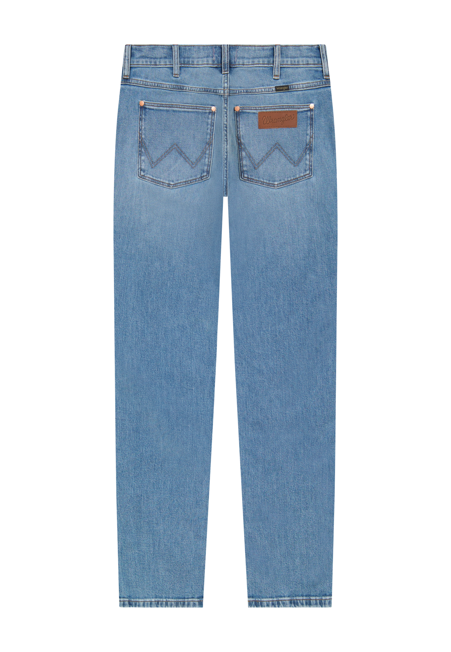 WRANGLER Greensboro Five-Pocket Jeans - Harbor Mist Blue - 112377801 von Wrangler