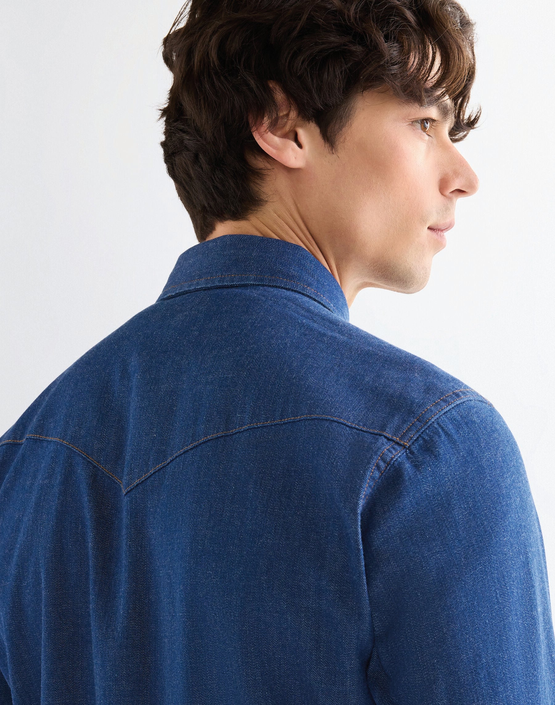 WRANGLER WESTERN SHIRT Langarm Jeanshemd - Twilight Canyon Blue - 112378124 von Wrangler