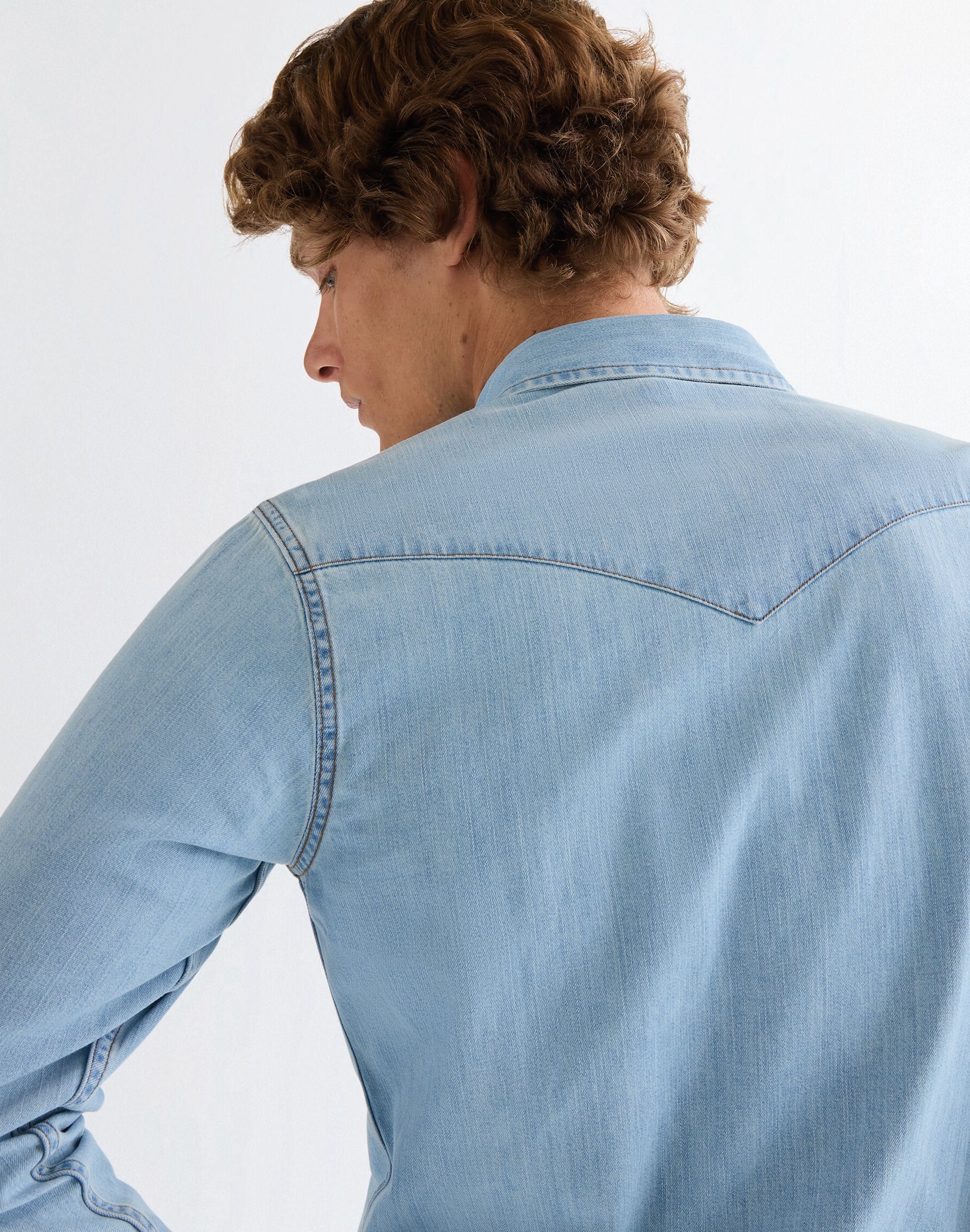 WRANGLER Western Shirt - Shorelight Denim - 112378126 von Wrangler