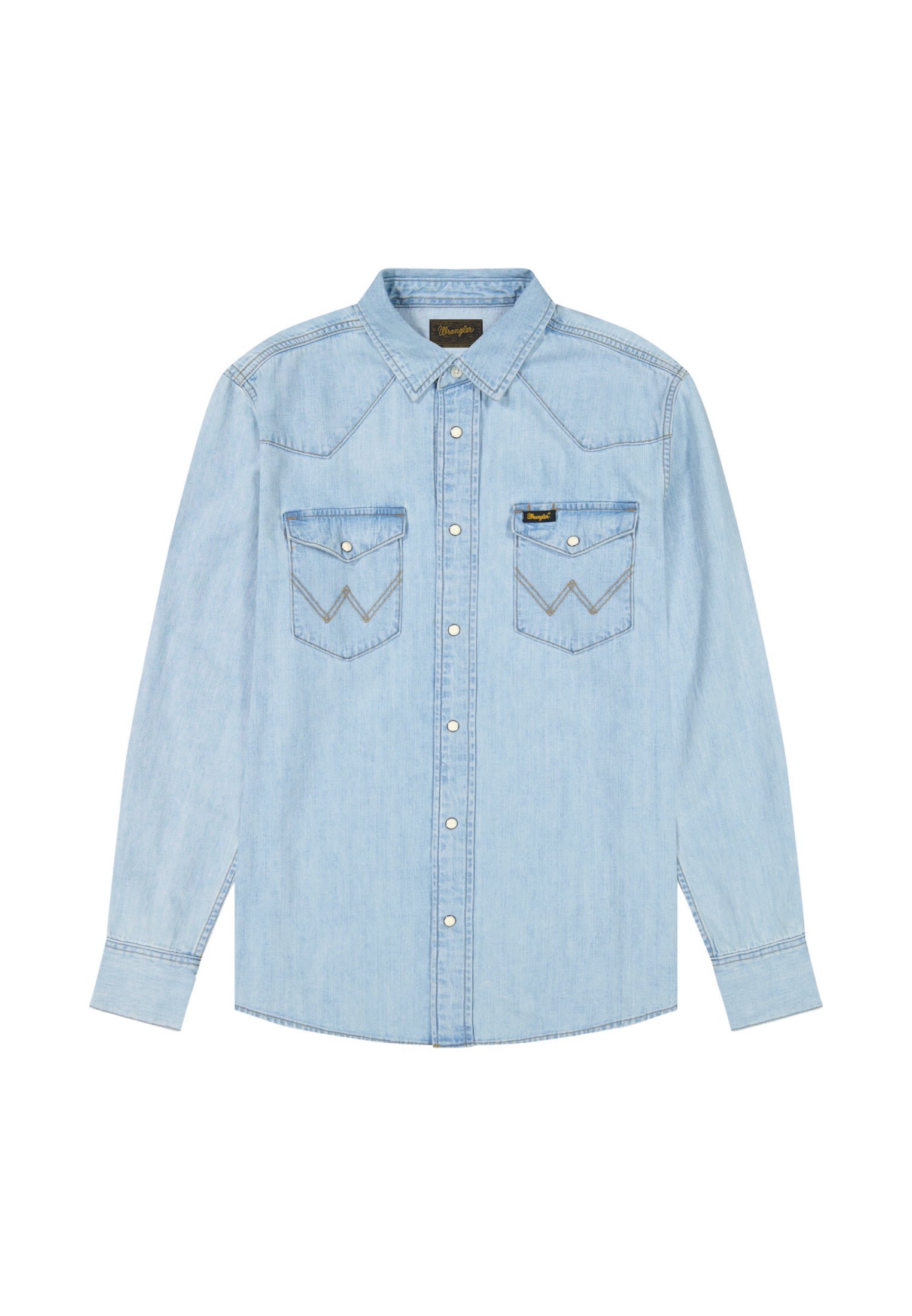 WRANGLER Western Shirt - Shorelight Denim - 112378126