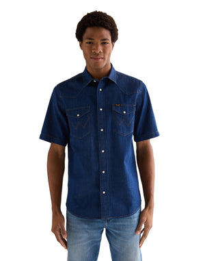 WRANGLER SS WESTERN SHIRT Kurzarm Jeanshemd caroline creek 112378127
