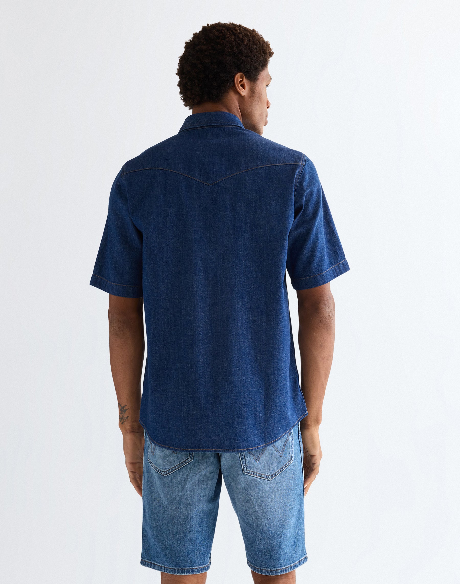 WRANGLER SS WESTERN SHIRT Kurzarm Jeanshemd caroline creek 112378127