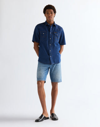 WRANGLER SS WESTERN SHIRT Kurzarm Jeanshemd caroline creek 112378127