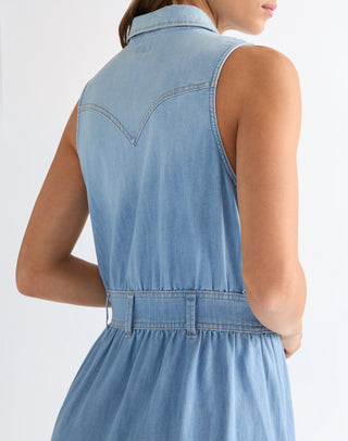 WRANGLER TIERED MAXI DRESS kaia 112378128