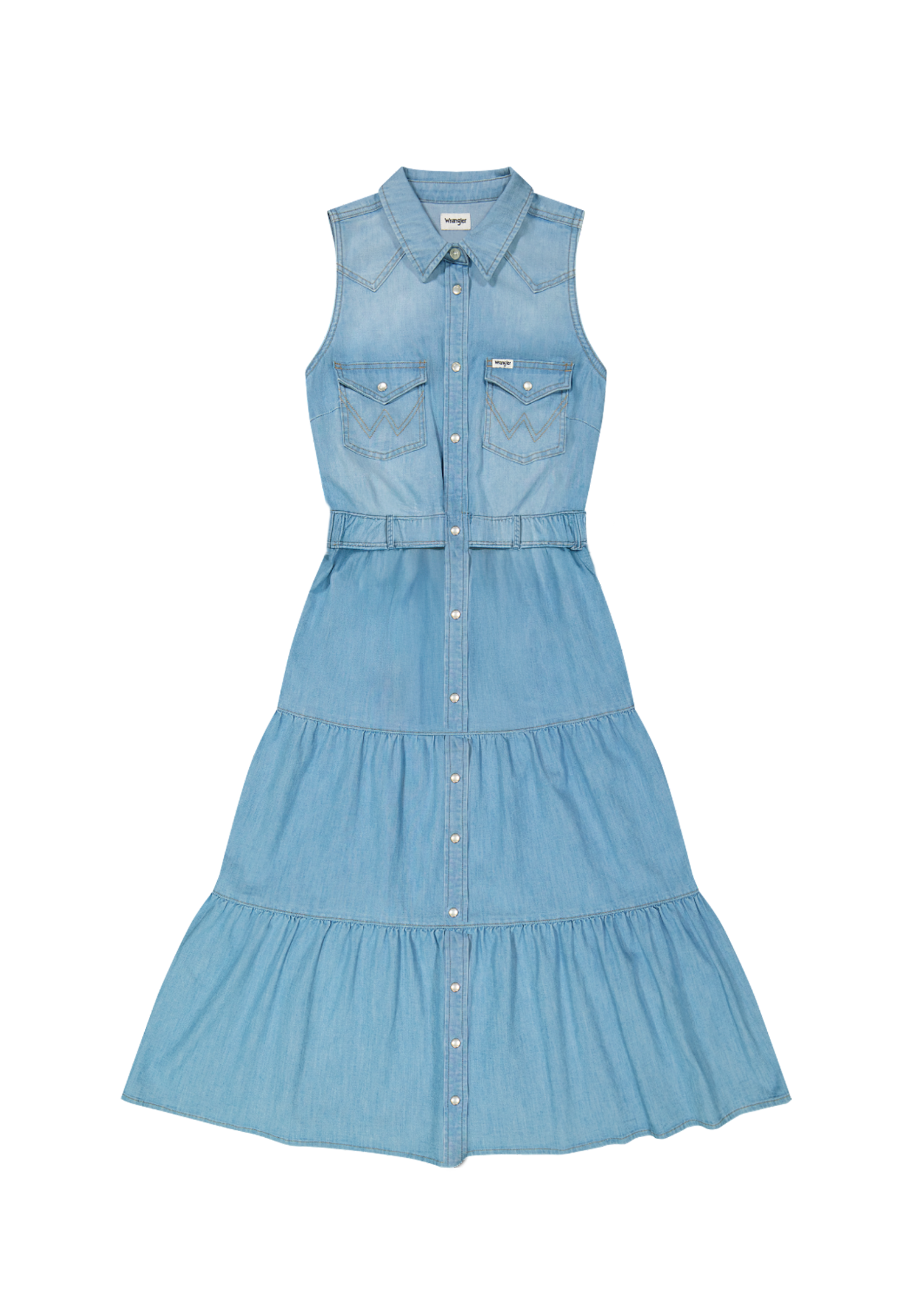 WRANGLER TIERED MAXI DRESS kaia 112378128 von Wrangler