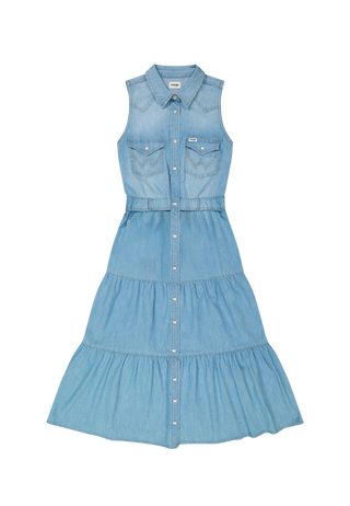 WRANGLER TIERED MAXI DRESS kaia 112378128