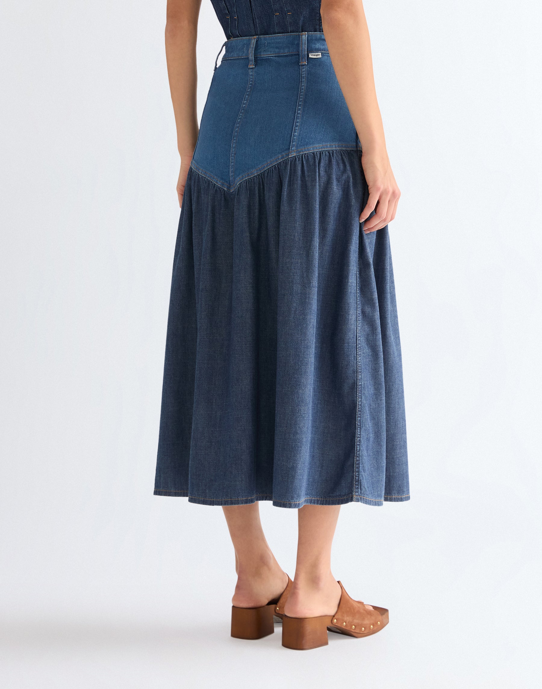 WRANGLER BASQUE WAIST SKIRT lone rider 112378222 von Wrangler