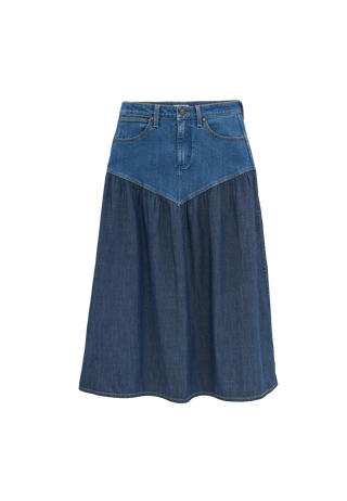 WRANGLER BASQUE WAIST SKIRT lone rider 112378222