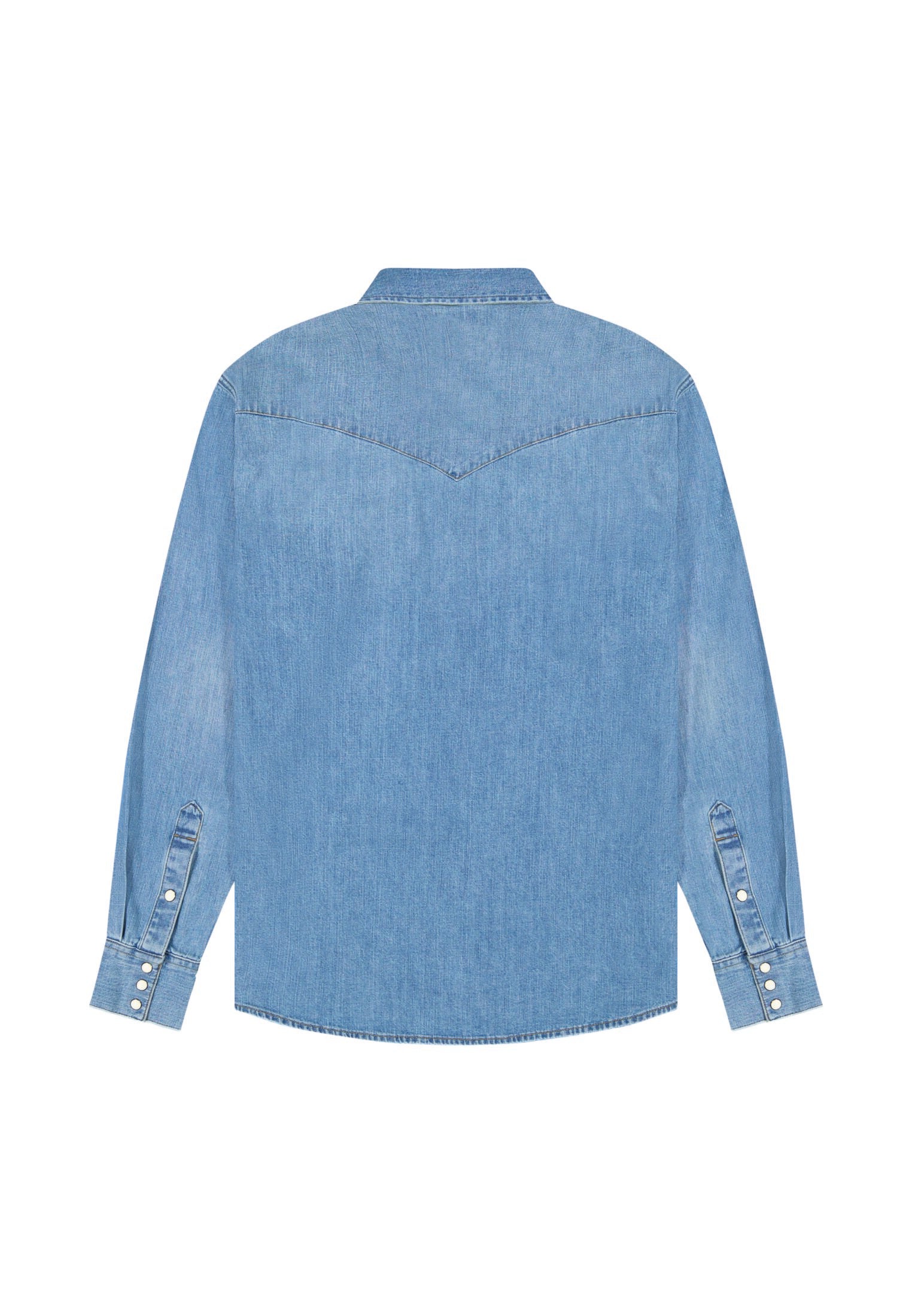 WRANGLER WESTERN SHIRT Langarm Jeanshemd - Blue Nomad Wash - 112378393