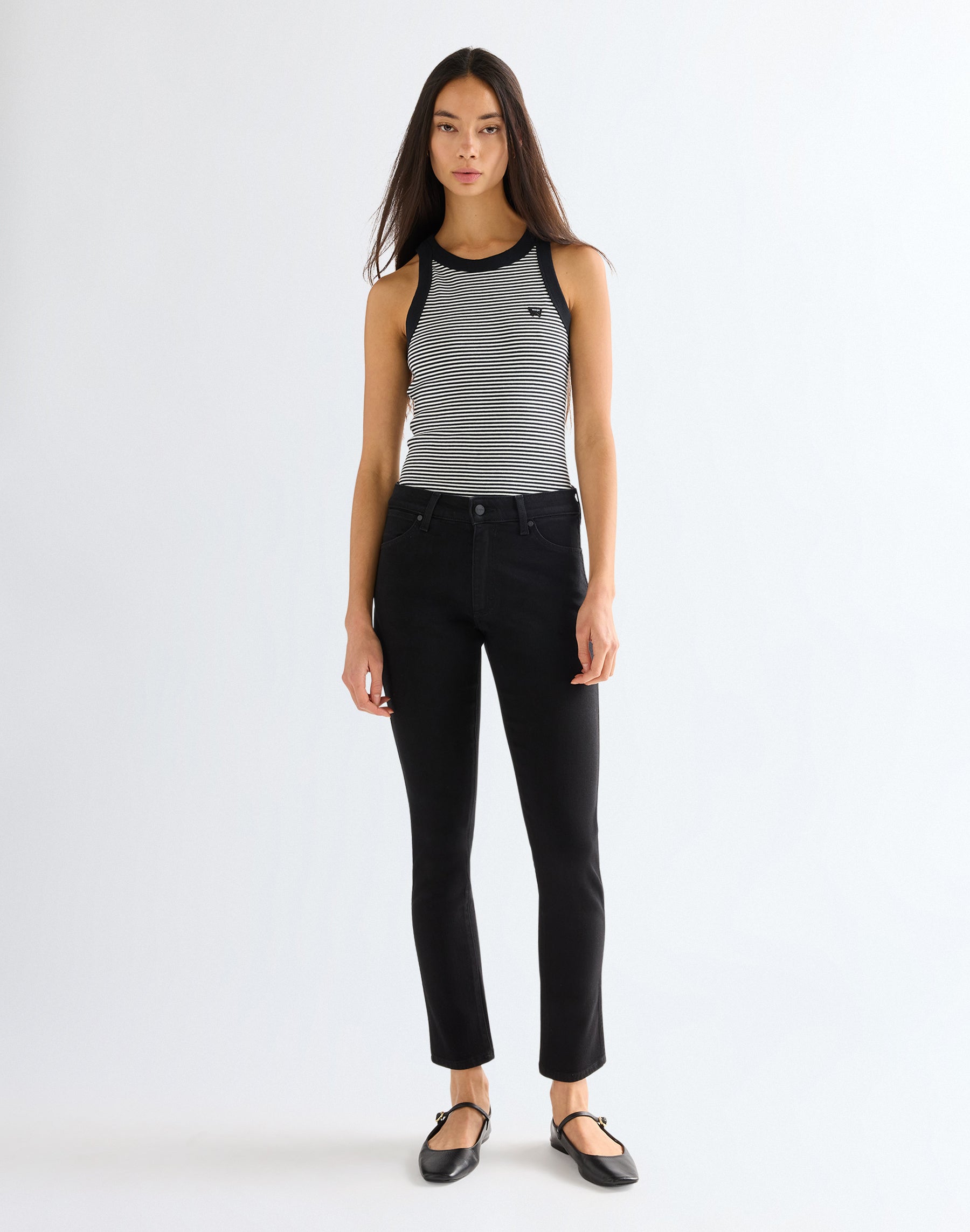 WRANGLER SIENNA Five Pocket - Night Ink Black - 112378447 von Wrangler