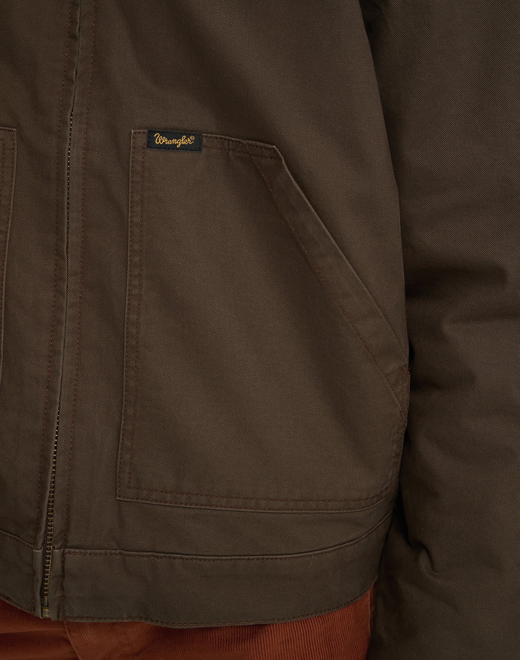 WRANGLER MURRAY JACKET - Mountain Olive Brown - 112378522 von Wrangler