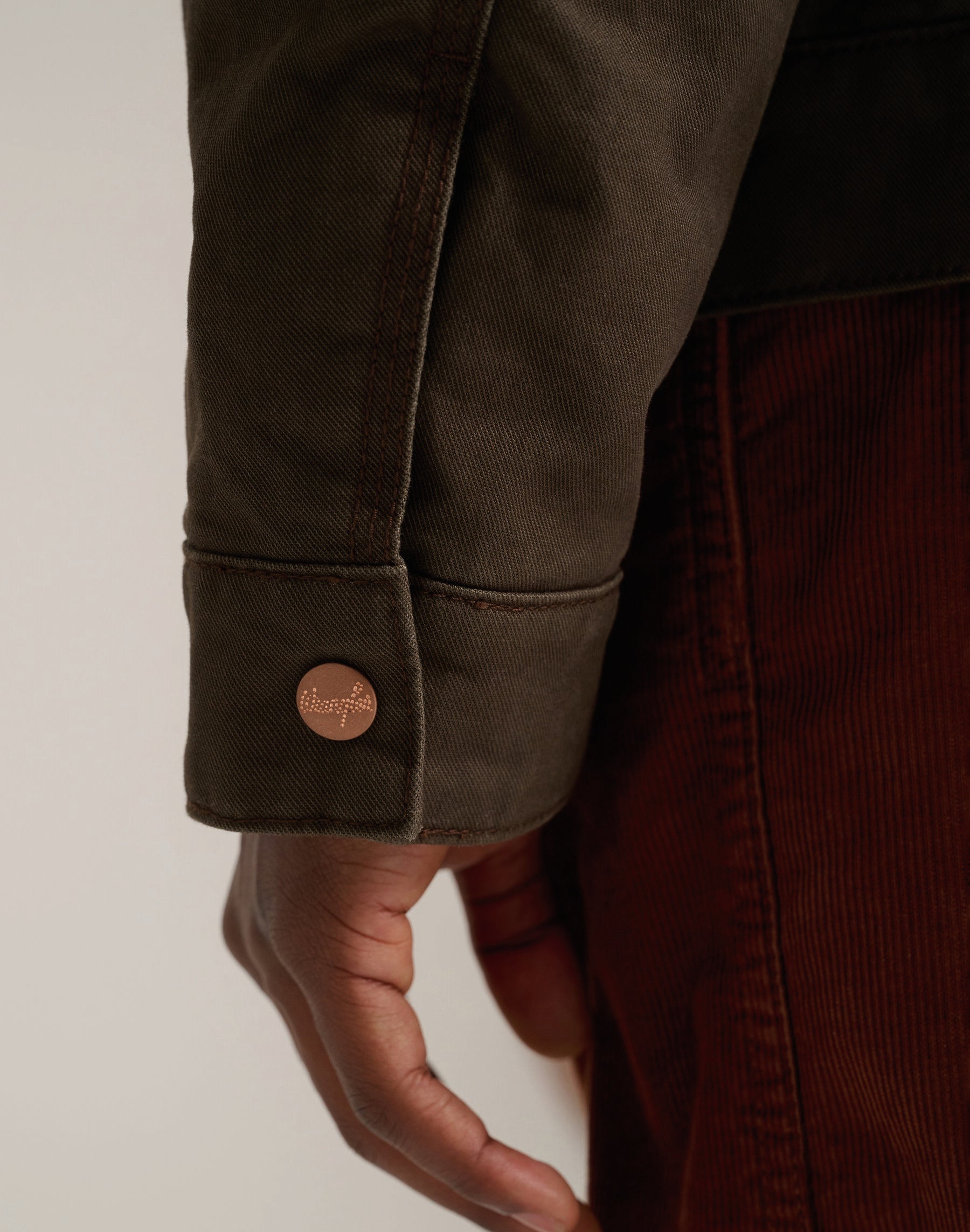 WRANGLER MURRAY JACKET - Mountain Olive Brown - 112378522 von Wrangler