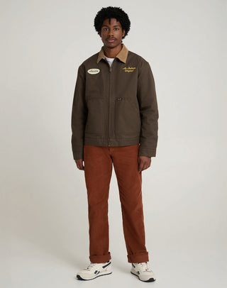 WRANGLER MURRAY JACKET - Mountain Olive Brown - 112378522