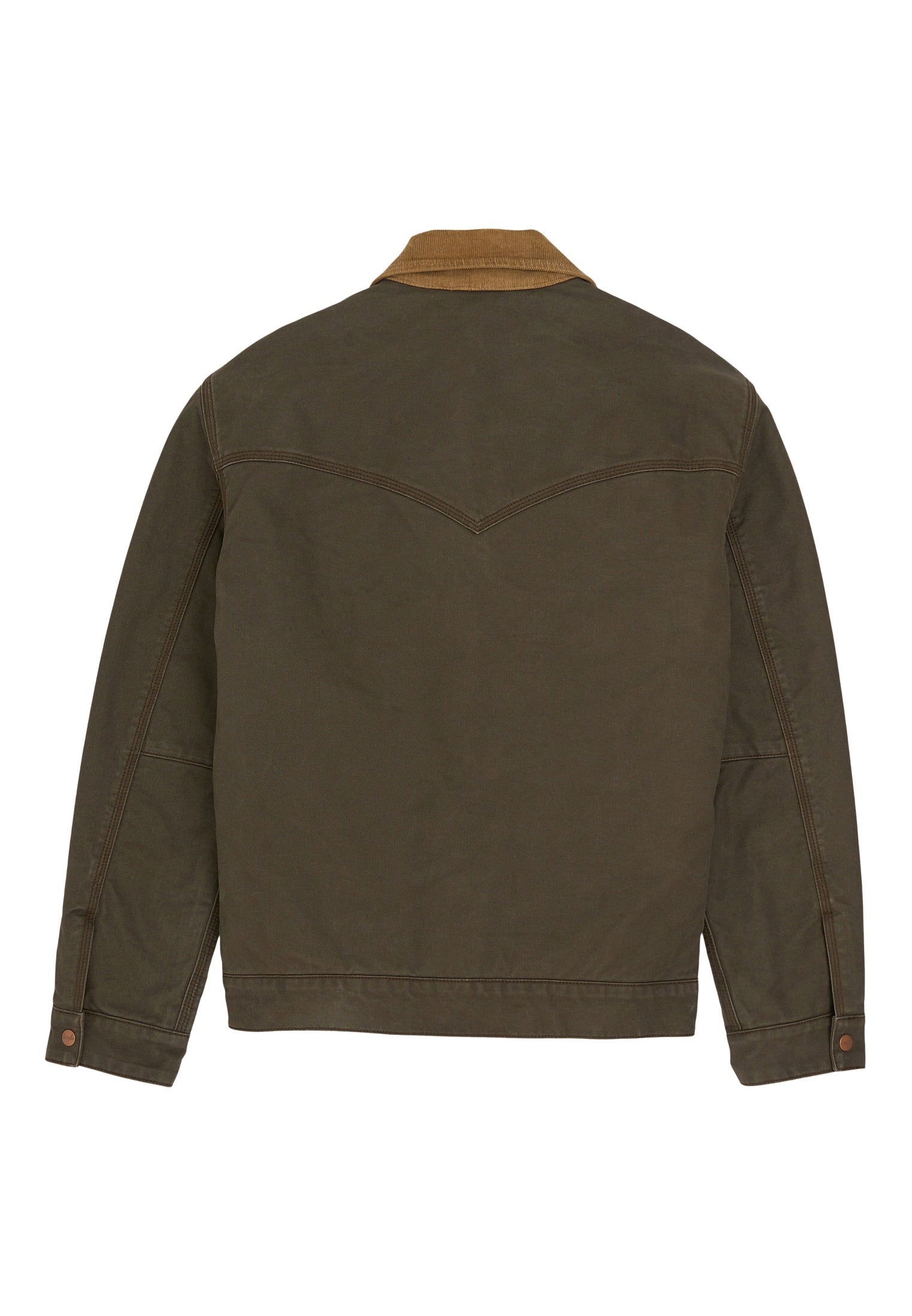 WRANGLER MURRAY JACKET - Mountain Olive Brown - 112378522