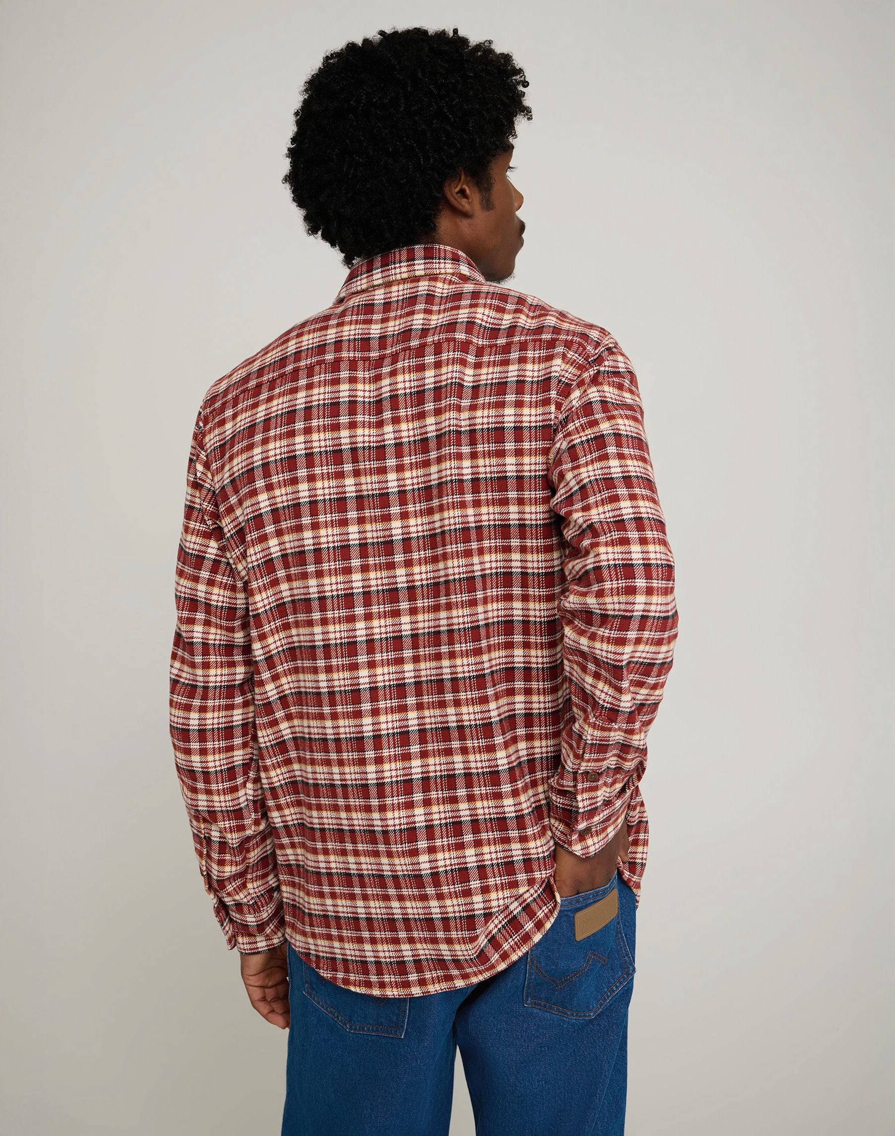 WRANGLER Will Shirt - Garnet Tartan - 112378523 von Wrangler