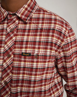 WRANGLER Will Shirt - Garnet Tartan - 112378523
