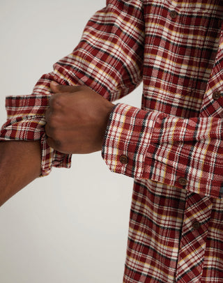 WRANGLER Will Shirt - Garnet Tartan - 112378523