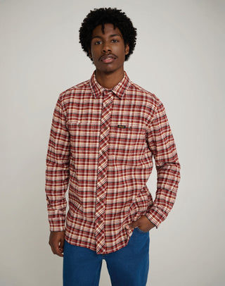 WRANGLER Will Shirt - Garnet Tartan - 112378523