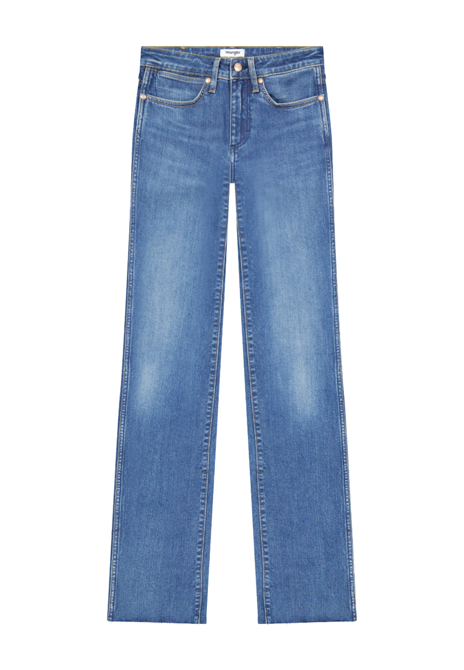 WRANGLER Bootcut Five-Pocket - Coastal Sky Blue - 112378531 von Wrangler