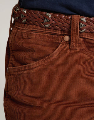 WRANGLER 13MWZ Bootcut-Hose - Rustwood Garnet - 112378541