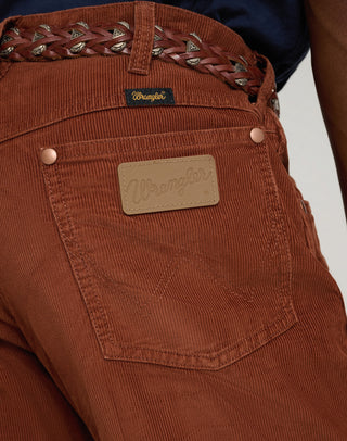 WRANGLER 13MWZ Bootcut-Hose - Rustwood Garnet - 112378541