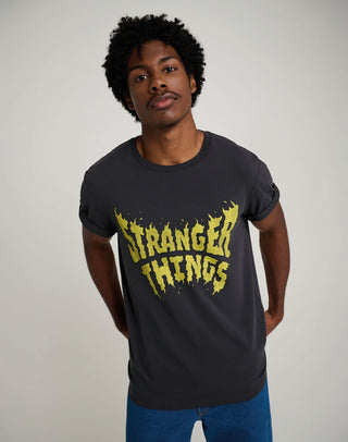 WRANGLER Stranger Things Tee Kurzarm T-Shirt - Neon Slime Tide - 112378547