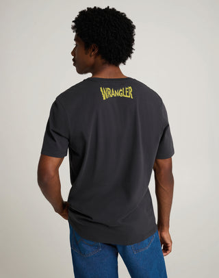 WRANGLER Stranger Things Tee Kurzarm T-Shirt - Neon Slime Tide - 112378547