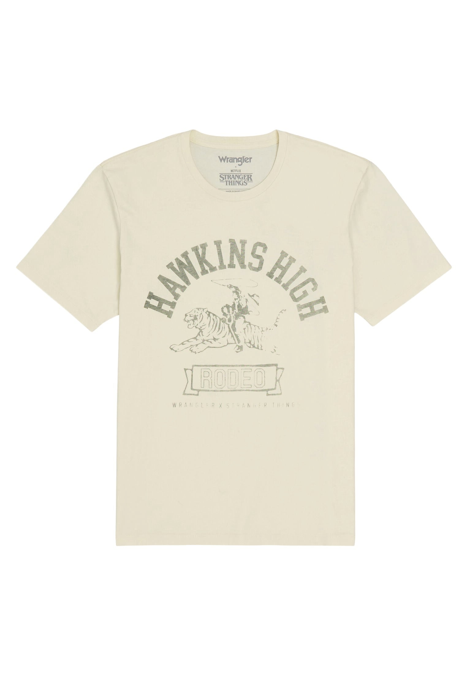 WRANGLER hawkins high tee T-Shirt - Seafoam Meadow - 112378555
