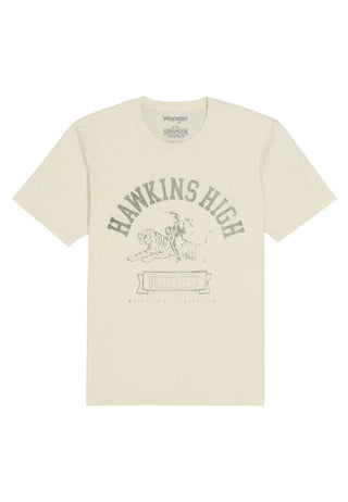 WRANGLER hawkins high tee T-Shirt - Seafoam Meadow - 112378555