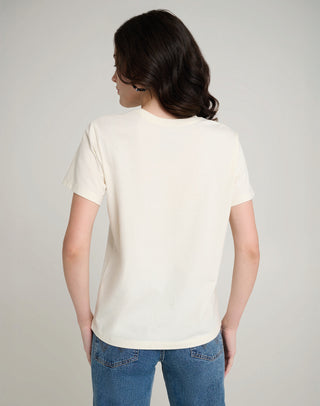 WRANGLER Wskq Tee T-Shirt - Soft Pistachio Cream - 112378559