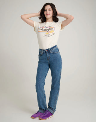 WRANGLER Wskq Tee T-Shirt - Soft Pistachio Cream - 112378559