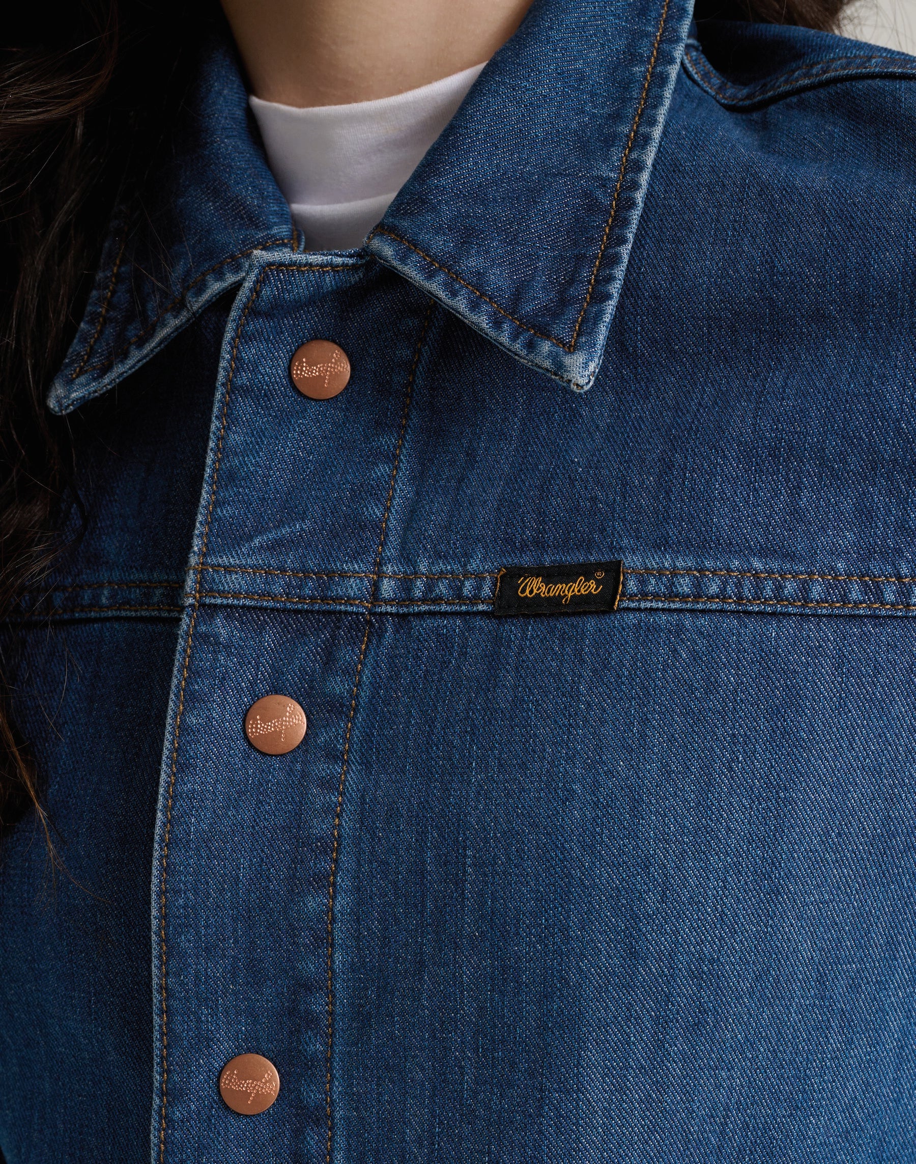 WRANGLER NANCY JACKET - Electric Indigo Blue - 112378560 von Wrangler
