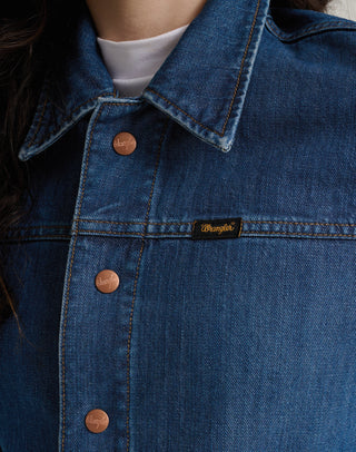 WRANGLER NANCY JACKET - Electric Indigo Blue - 112378560